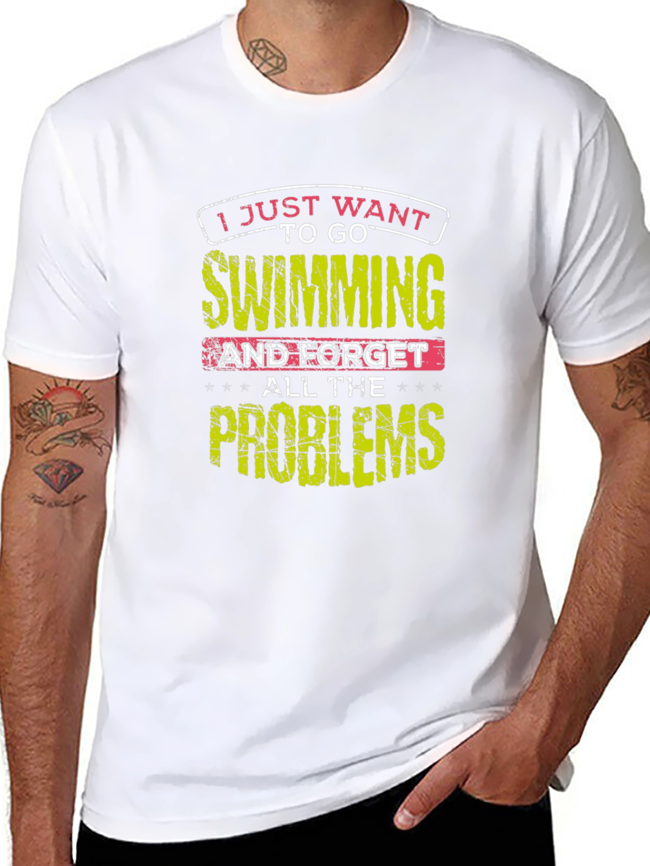 Swimming Problems Graphic Tee