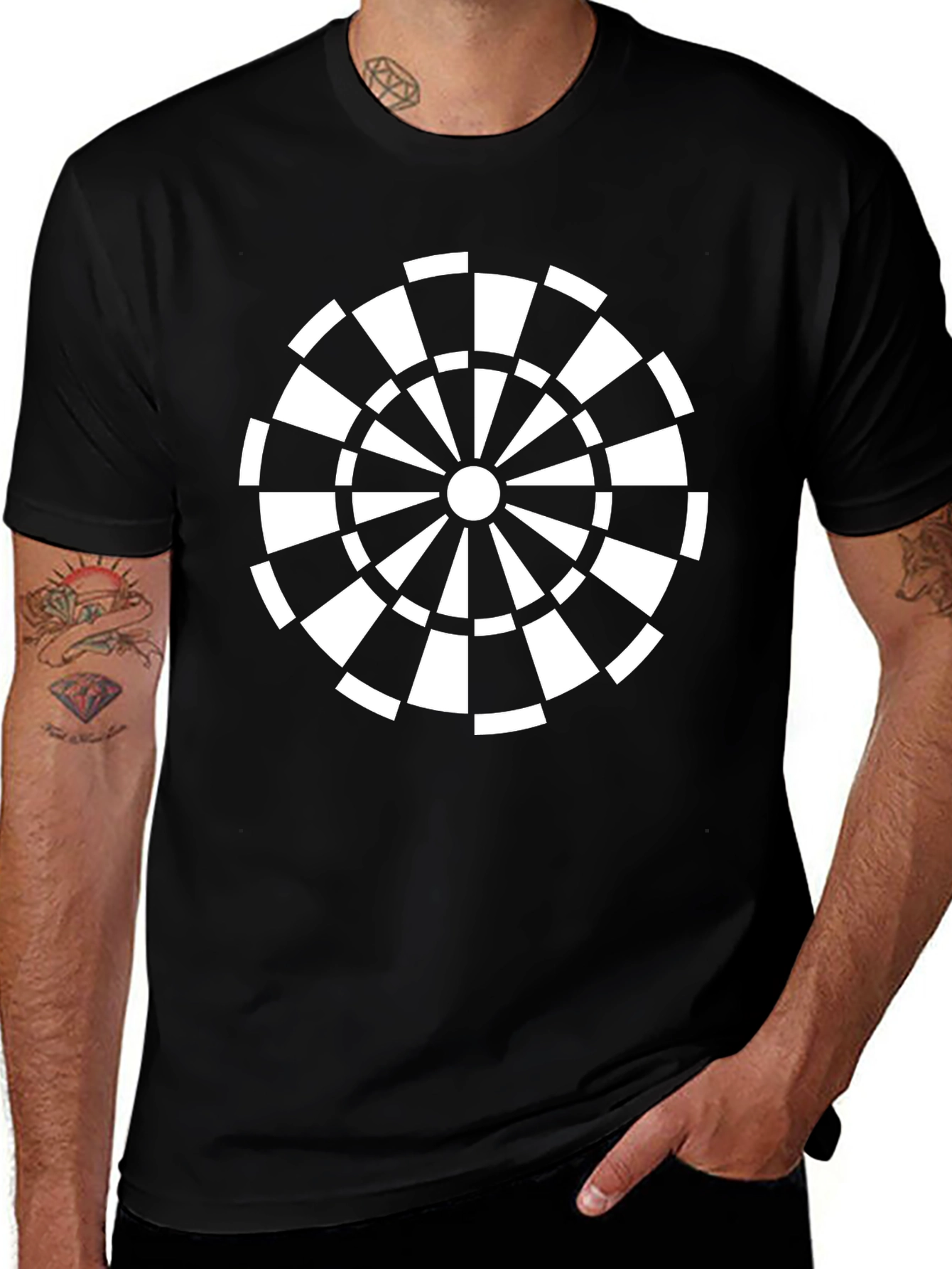 Dartboard Graphic T-Shirt
