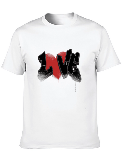LOVE Graffiti Graphic Tee - Black