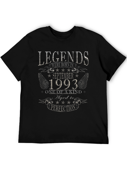 Legends Born In September 1993 Graphic T-Shirt