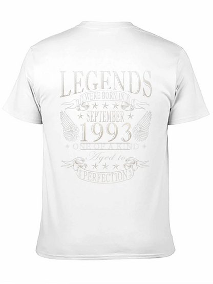 Legends Born In September 1993 Graphic T-Shirt