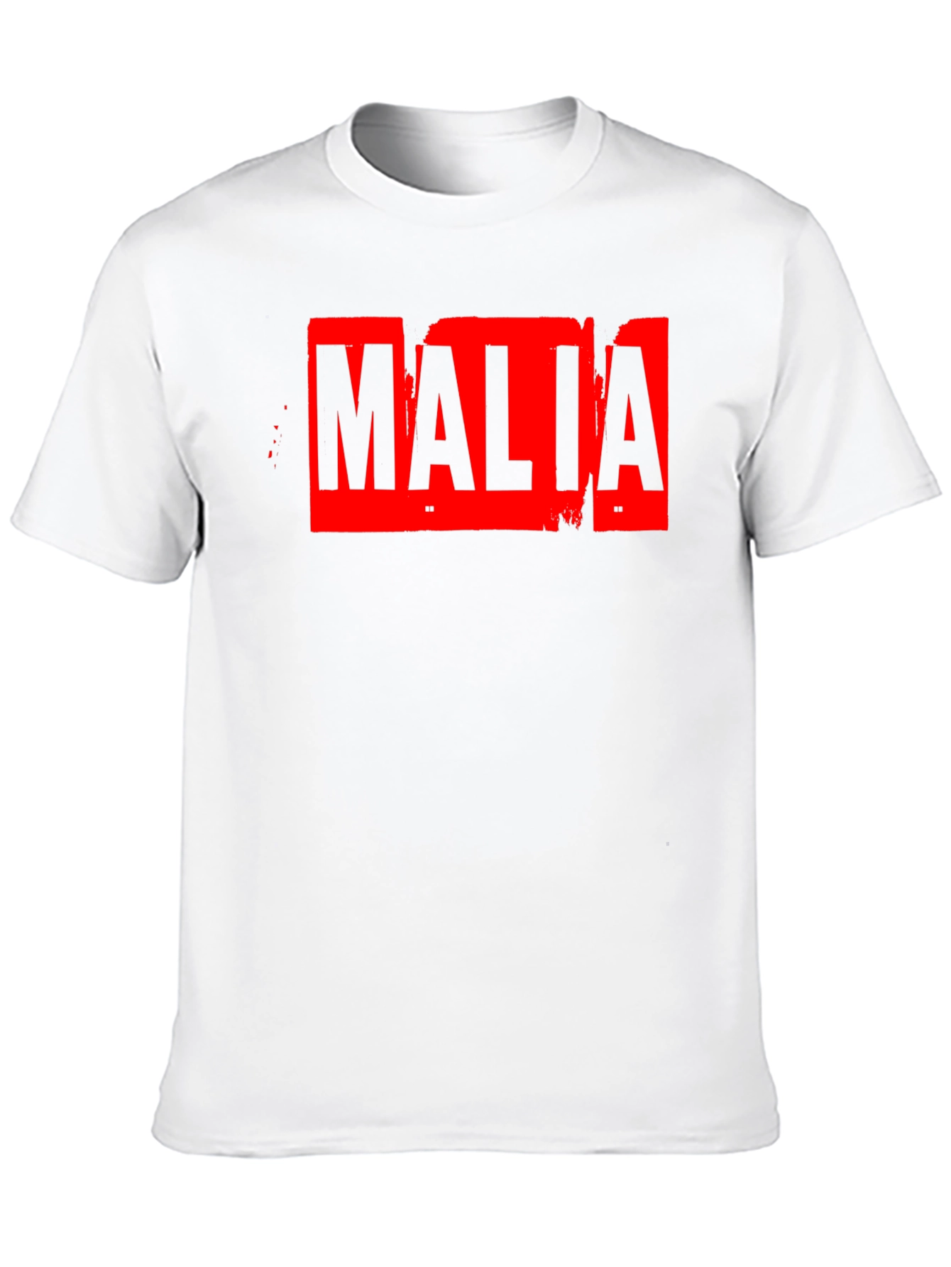 Malia Distressed Graphic T-Shirt - Black