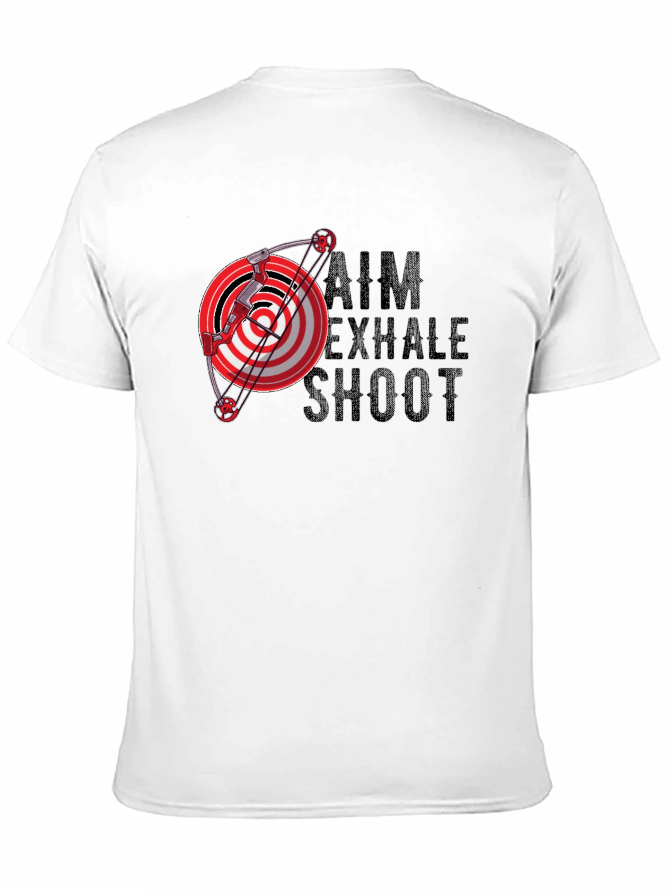 Archery Aim Exhale Shoot Graphic T-Shirt