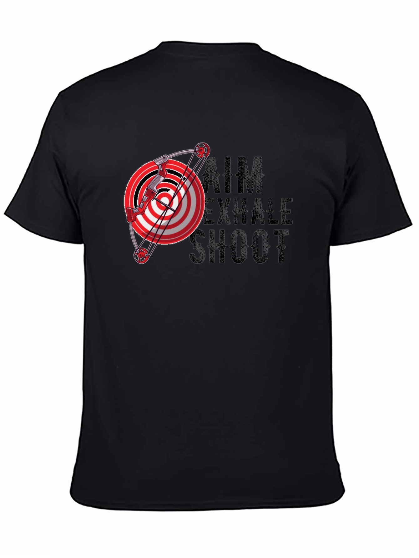Archery Aim Exhale Shoot Graphic T-Shirt