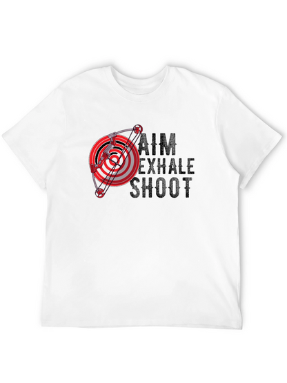 Archery Aim Exhale Shoot Graphic T-Shirt