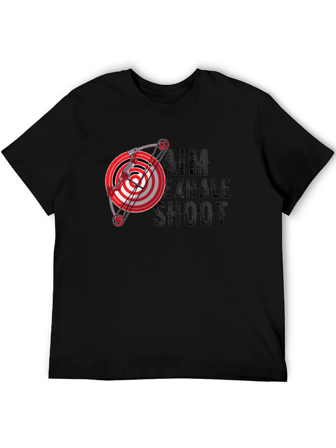 Archery Aim Exhale Shoot Graphic T-Shirt