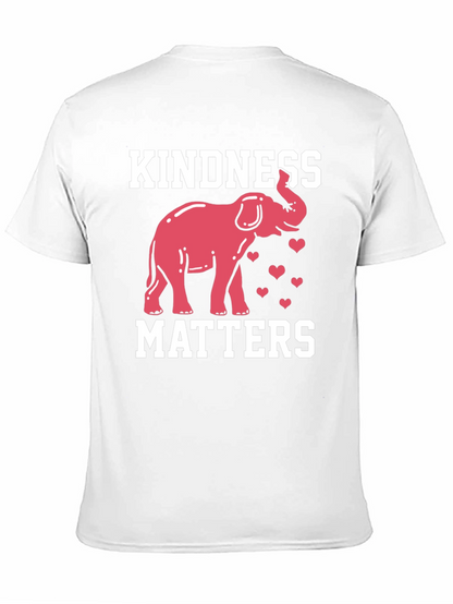Kindness Matters Elephant Graphic T-Shirt
