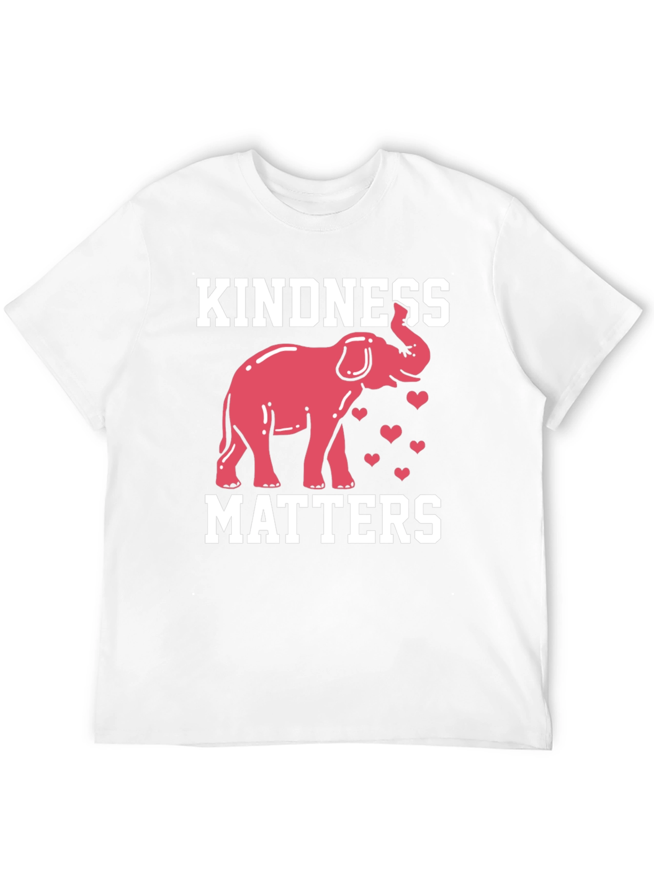 Kindness Matters Elephant Graphic T-Shirt