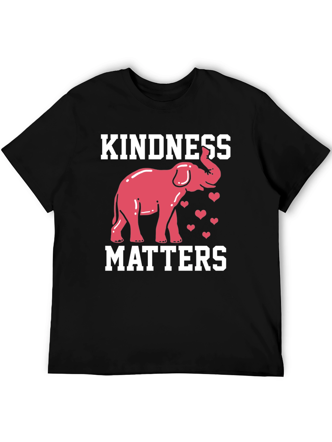 Kindness Matters Elephant Graphic T-Shirt