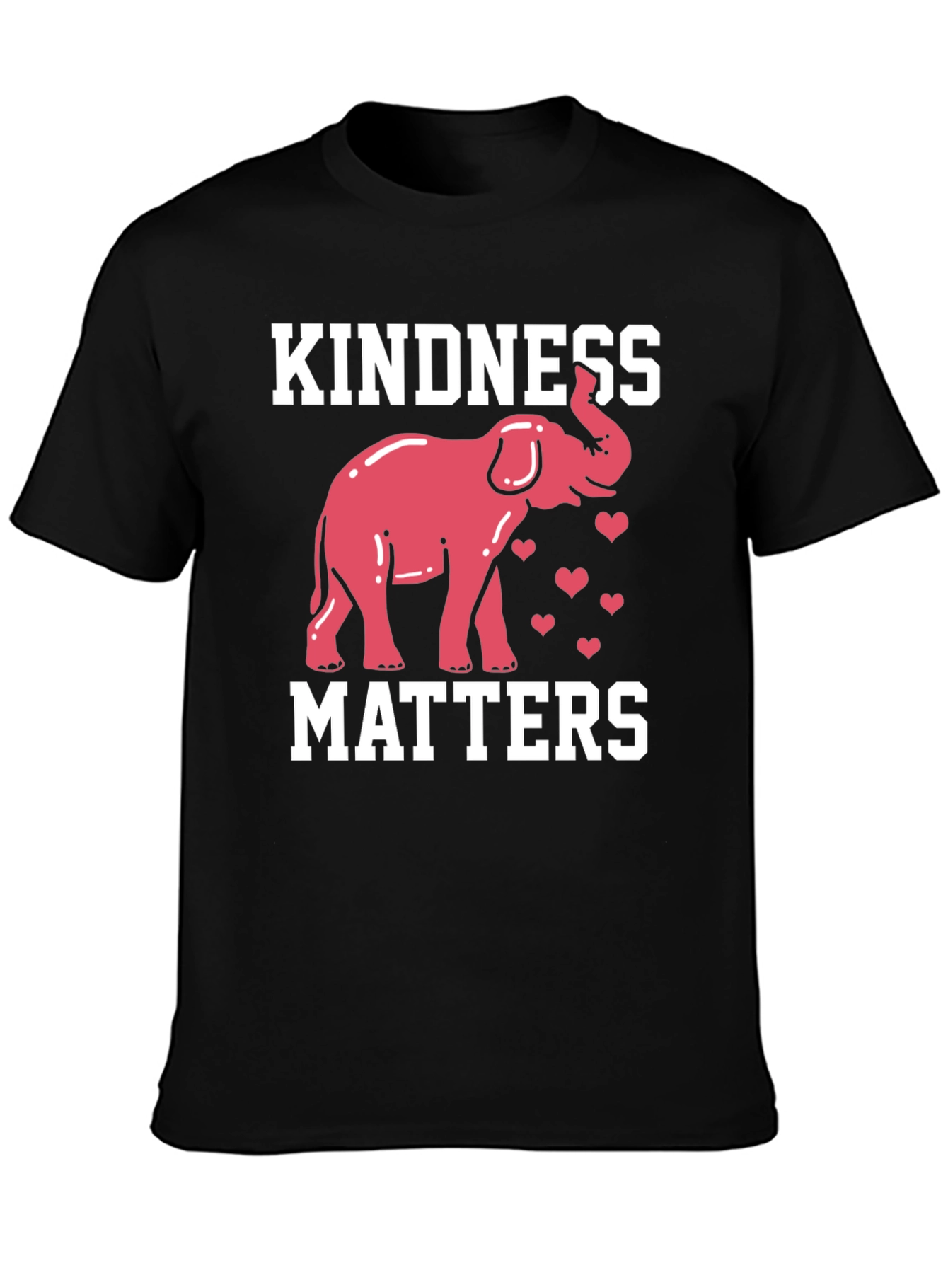 Kindness Matters Elephant Graphic T-Shirt