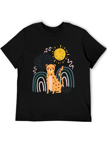 Cheetah Rainbow Graphic Tee