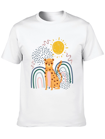 Cheetah Rainbow Graphic Tee