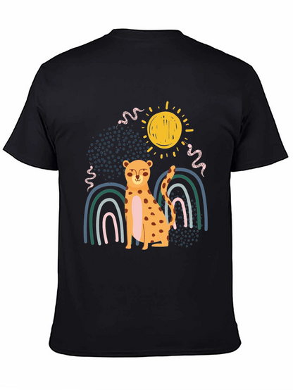 Cheetah Rainbow Graphic Tee