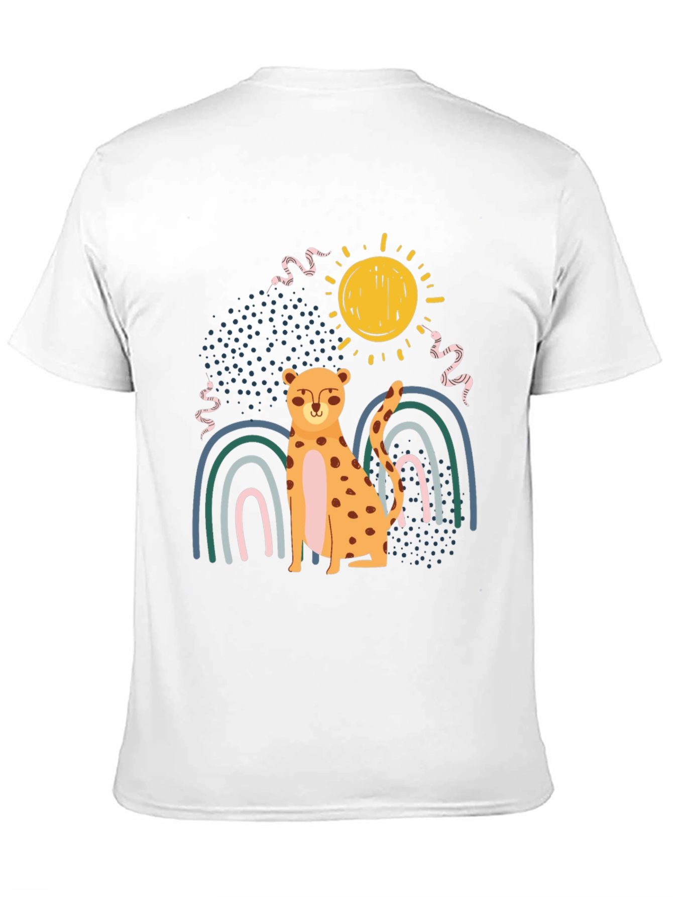 Cheetah Rainbow Graphic Tee