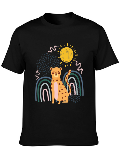 Cheetah Rainbow Graphic Tee