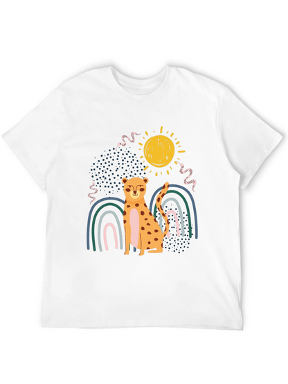 Cheetah Rainbow Graphic Tee