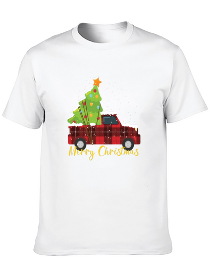 Christmas Truck & Tree Graphic Tee