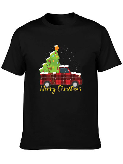 Christmas Truck & Tree Graphic Tee