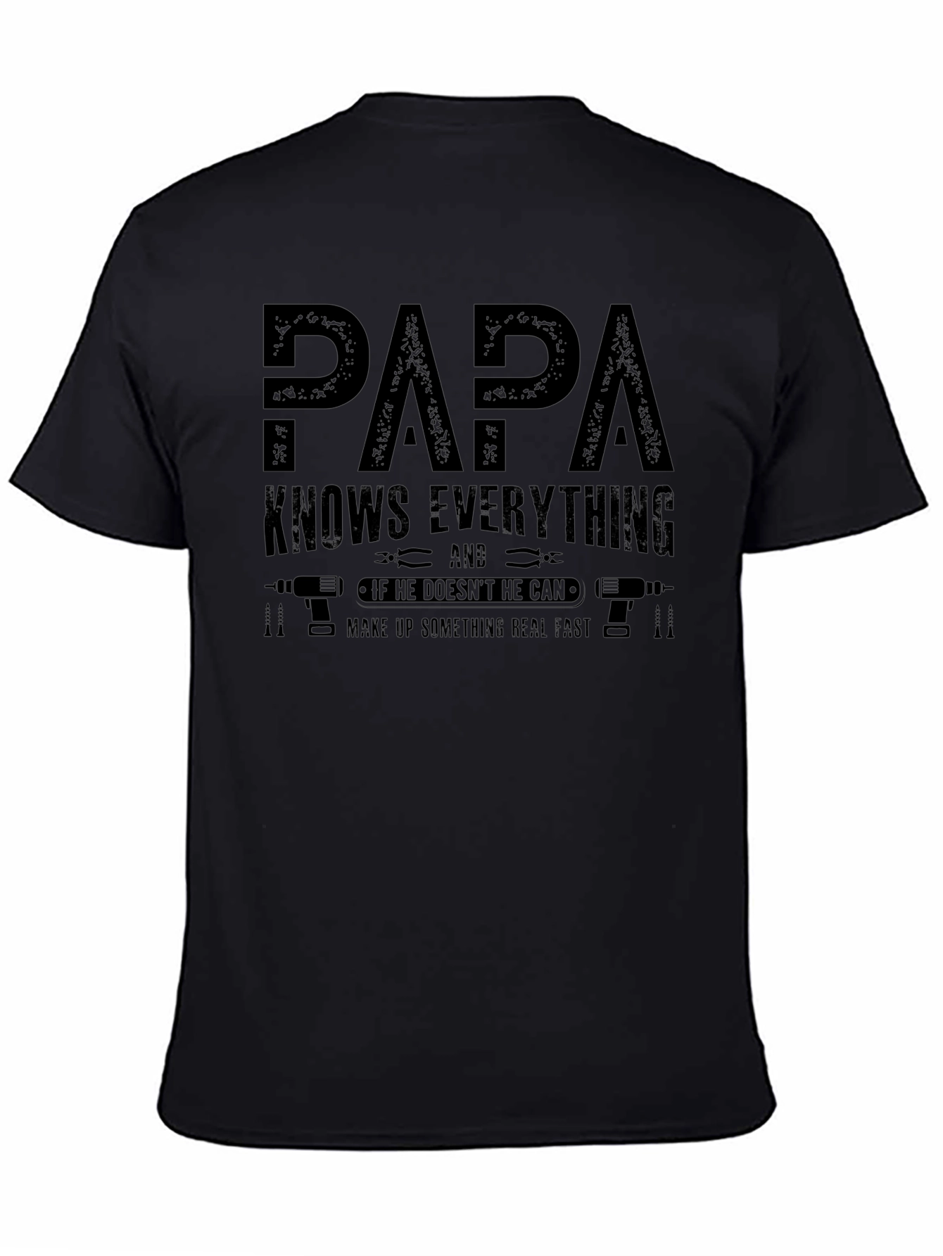 Papa Knows Everything T-Shirt - Funny Fathers Day Gift