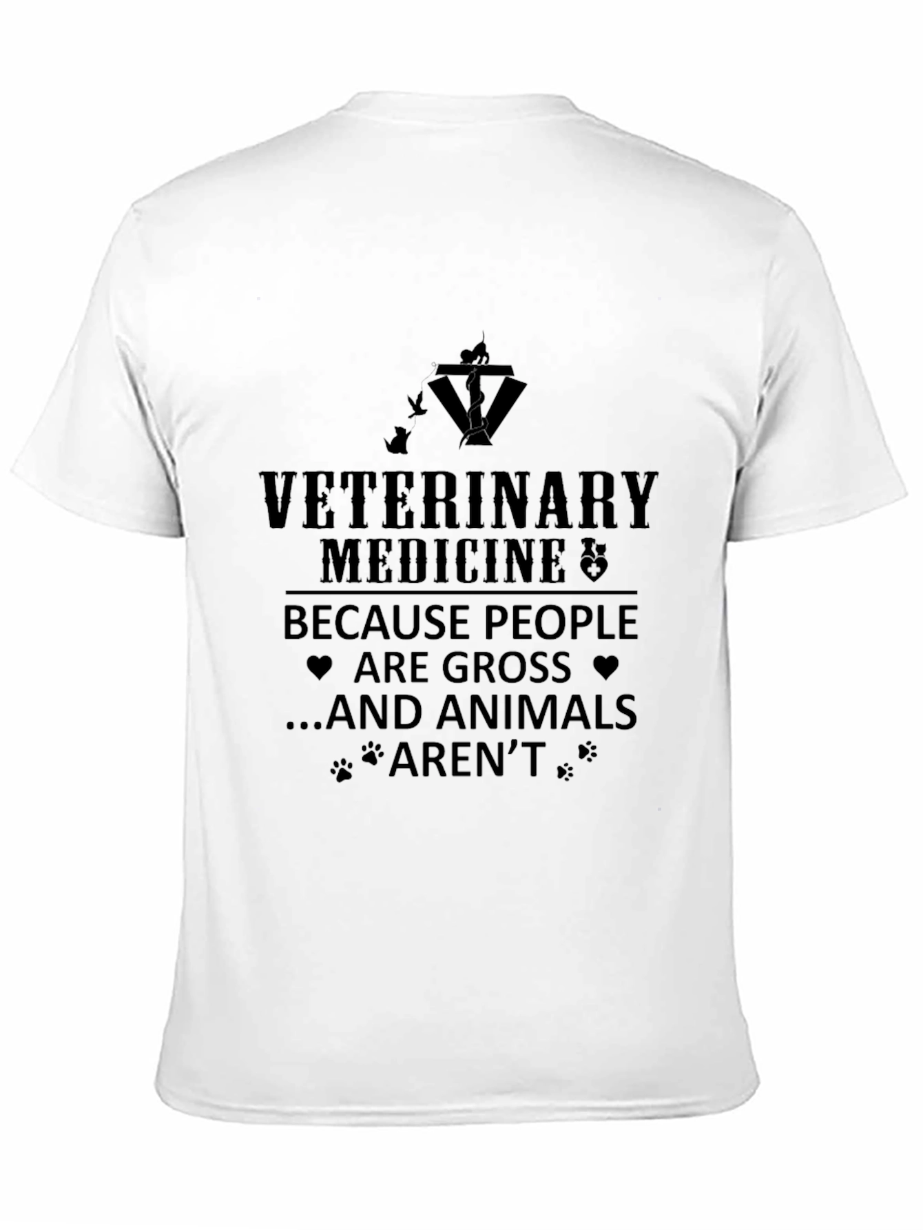 Veterinary Medicine T-Shirt - Because Animals Arent Gross!
