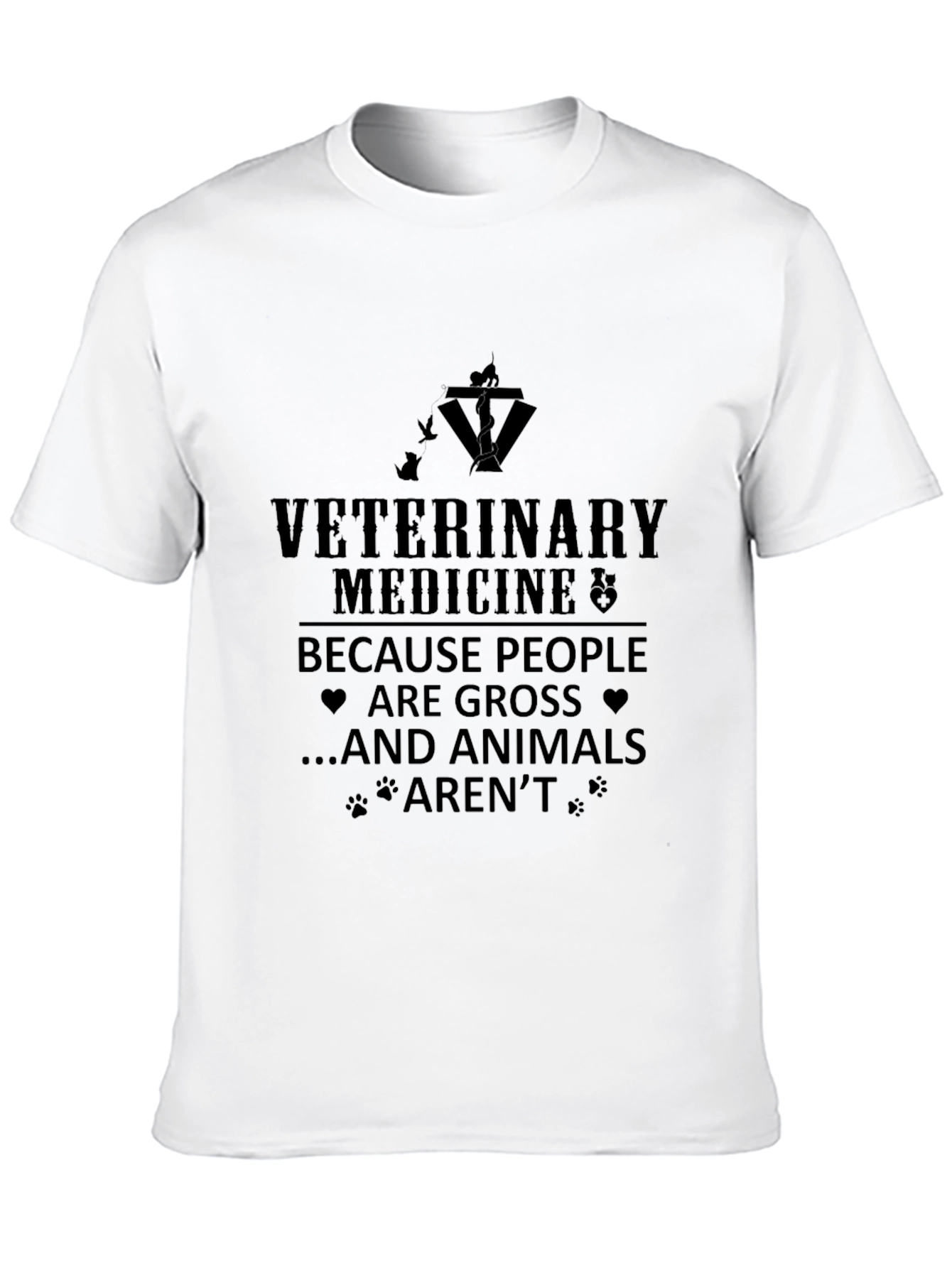 Veterinary Medicine T-Shirt - Because Animals Arent Gross!
