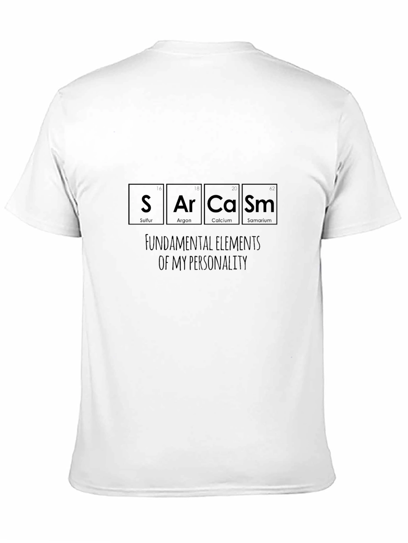 Sarcasm Elements Graphic T-Shirt