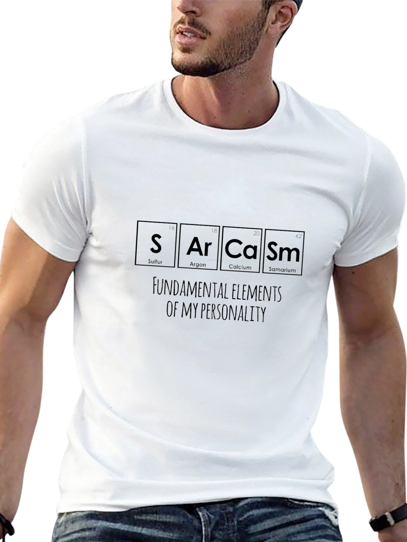 Sarcasm Elements Graphic T-Shirt