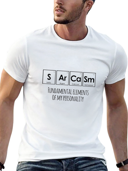 Sarcasm Elements Graphic T-Shirt