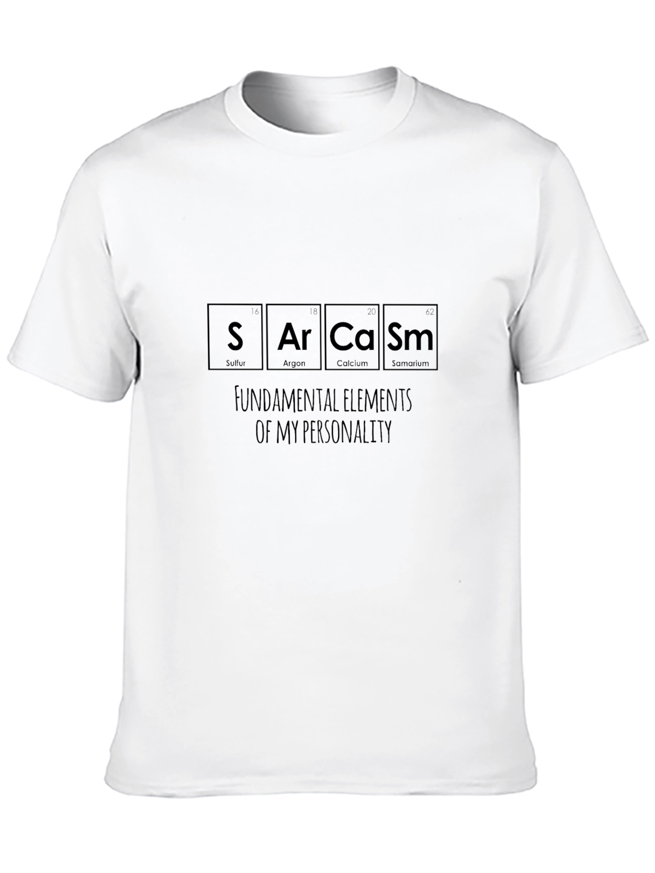 Sarcasm Elements Graphic T-Shirt