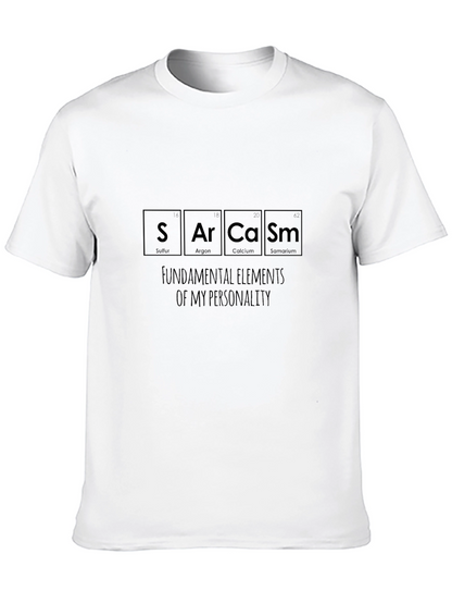 Sarcasm Elements Graphic T-Shirt