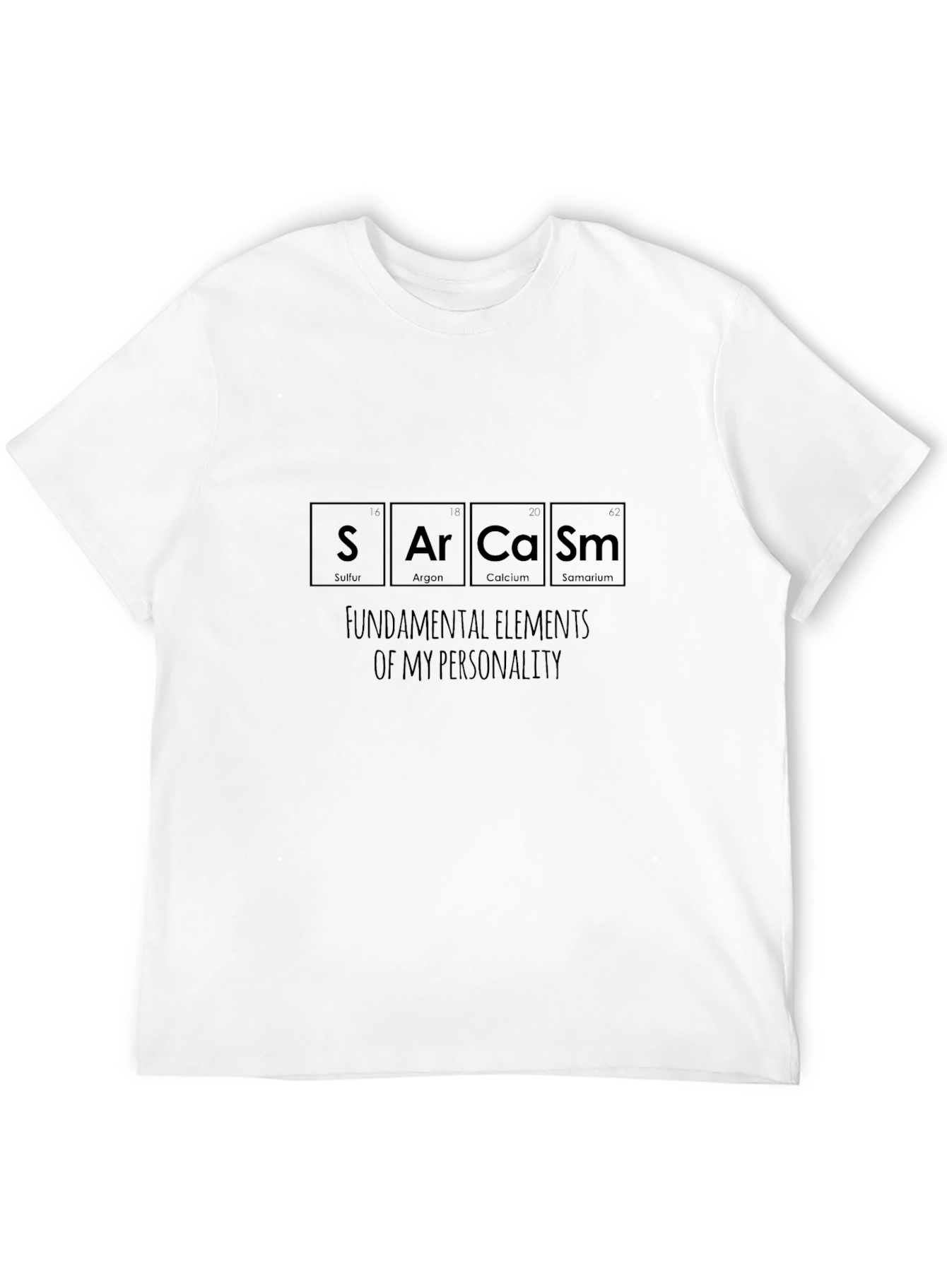 Sarcasm Elements Graphic T-Shirt