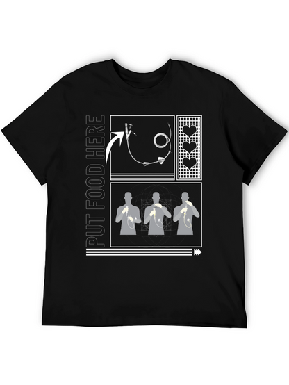 Put Food Here Funny Tube Feeding T-Shirt