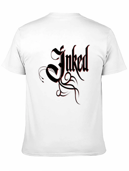 Inked Black T-Shirt Tattoo Design