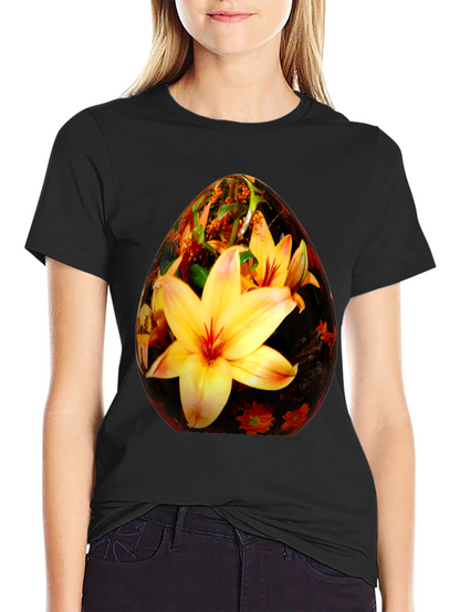Floral Easter Egg Graphic Tee