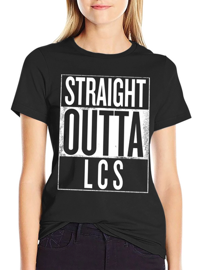 Straight Outta LCS Black T-Shirt