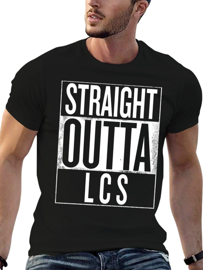 Straight Outta LCS Black T-Shirt
