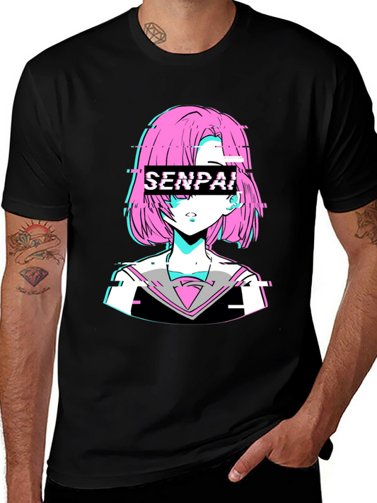 Senpai Anime Graphic T-Shirt