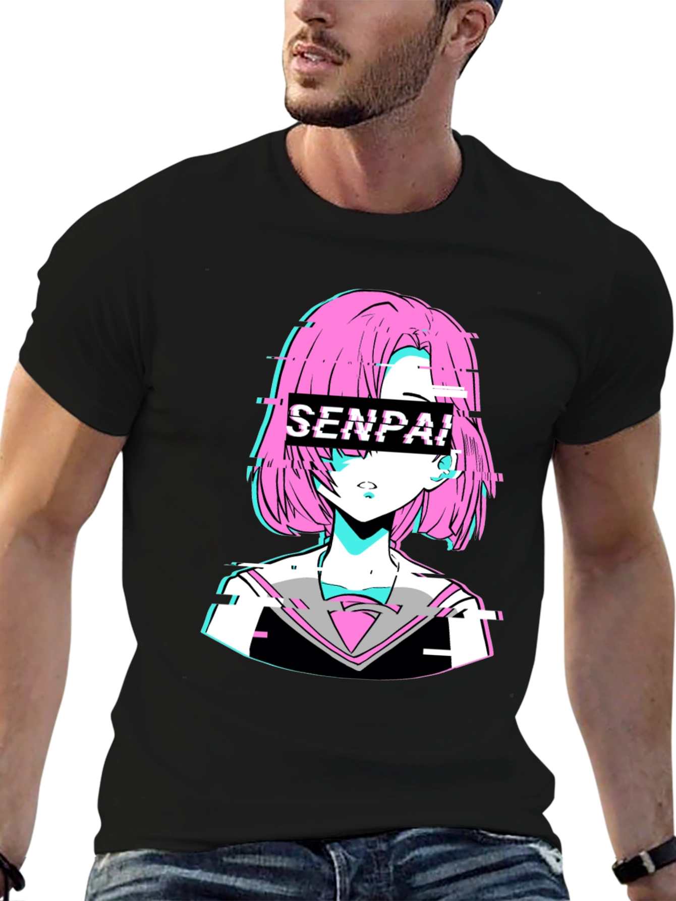 Senpai Anime Graphic T-Shirt