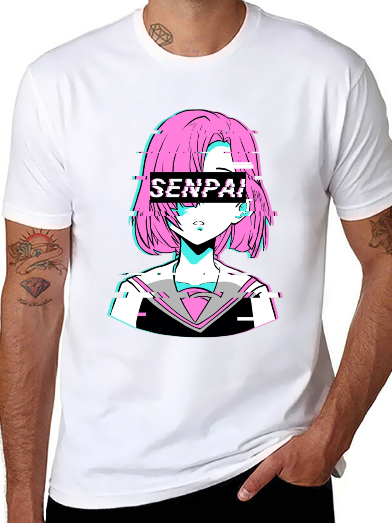 Senpai Anime Graphic T-Shirt