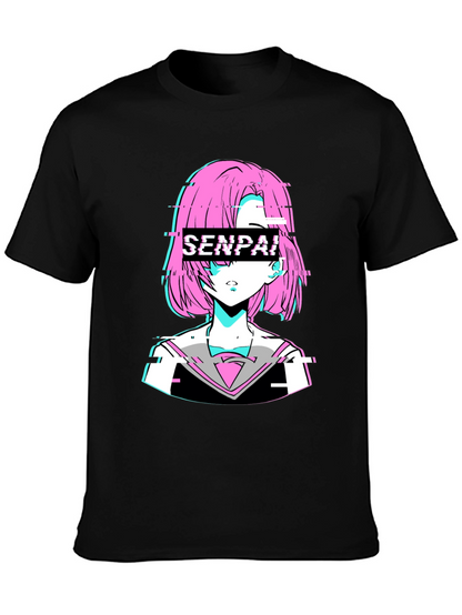 Senpai Anime Graphic T-Shirt