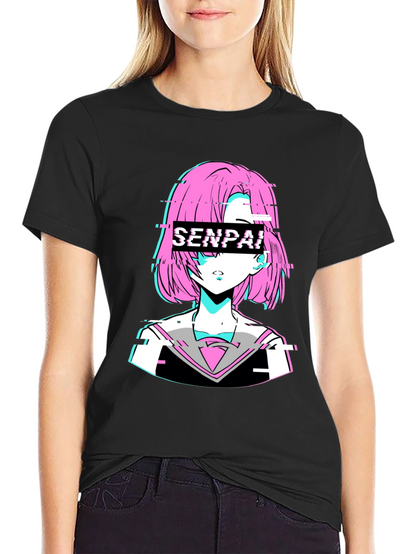 Senpai Anime Graphic T-Shirt
