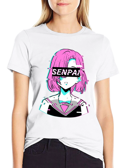 Senpai Anime Graphic T-Shirt