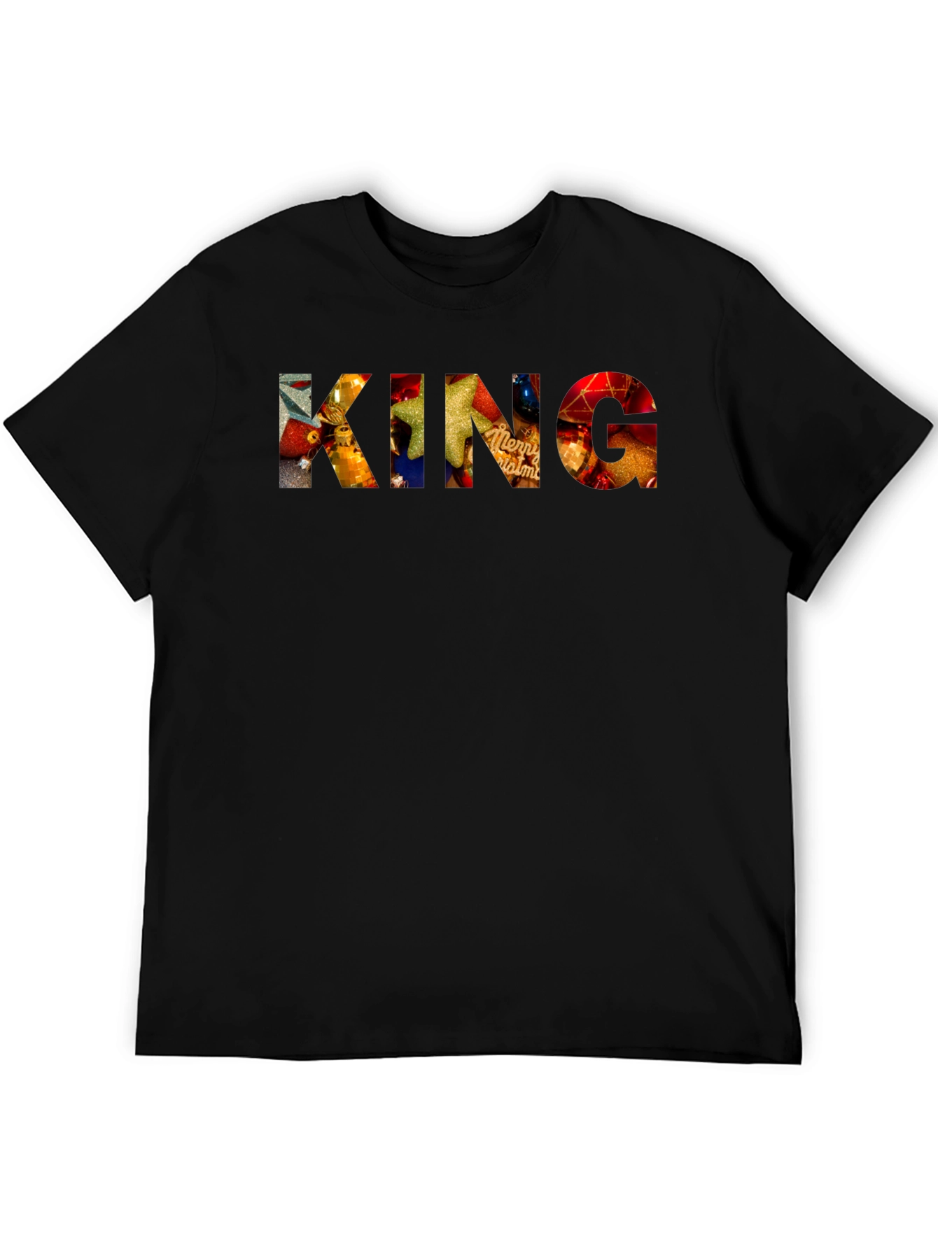 King Christmas Ornament Graphic Tee