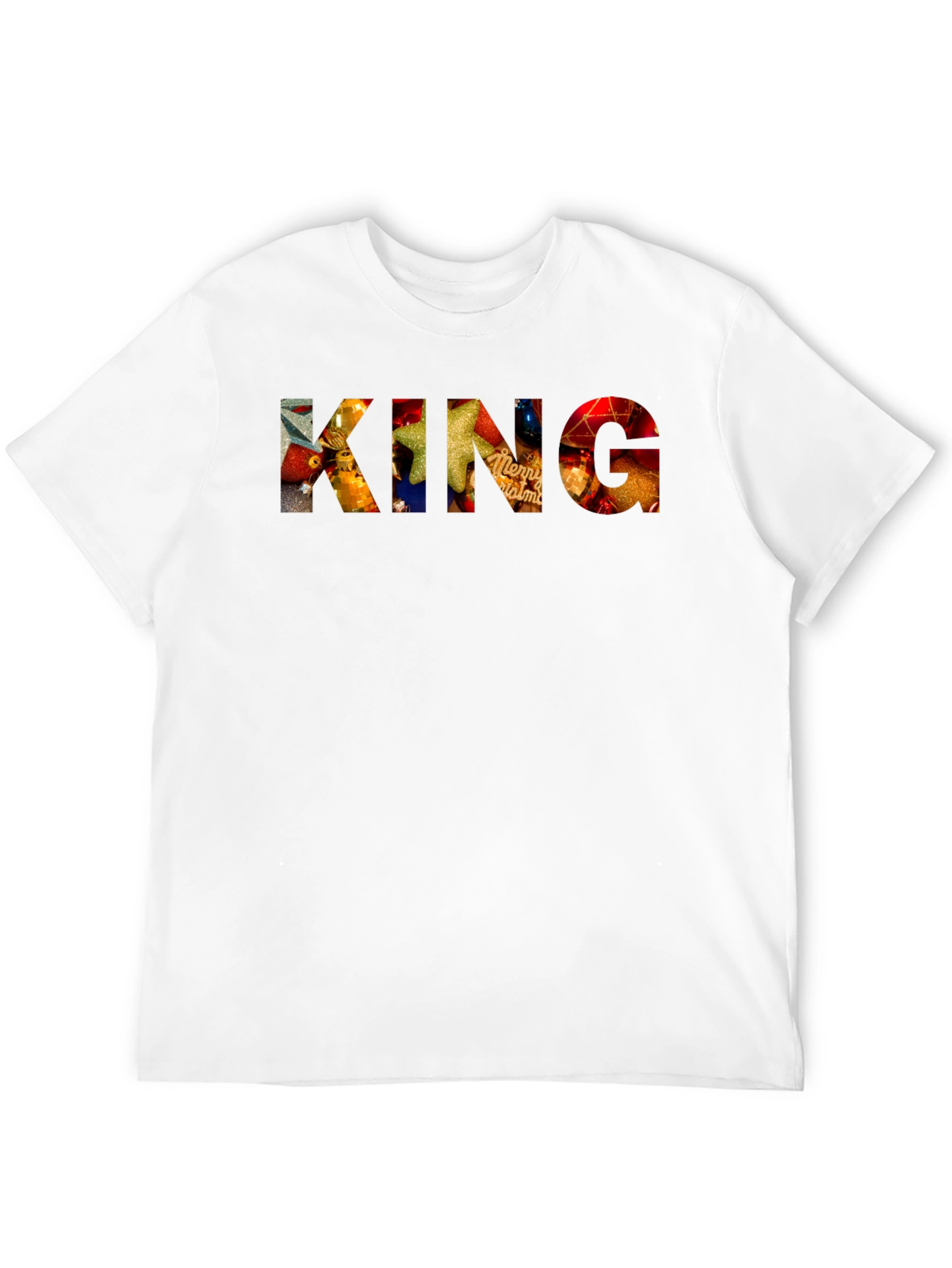 King Christmas Ornament Graphic Tee
