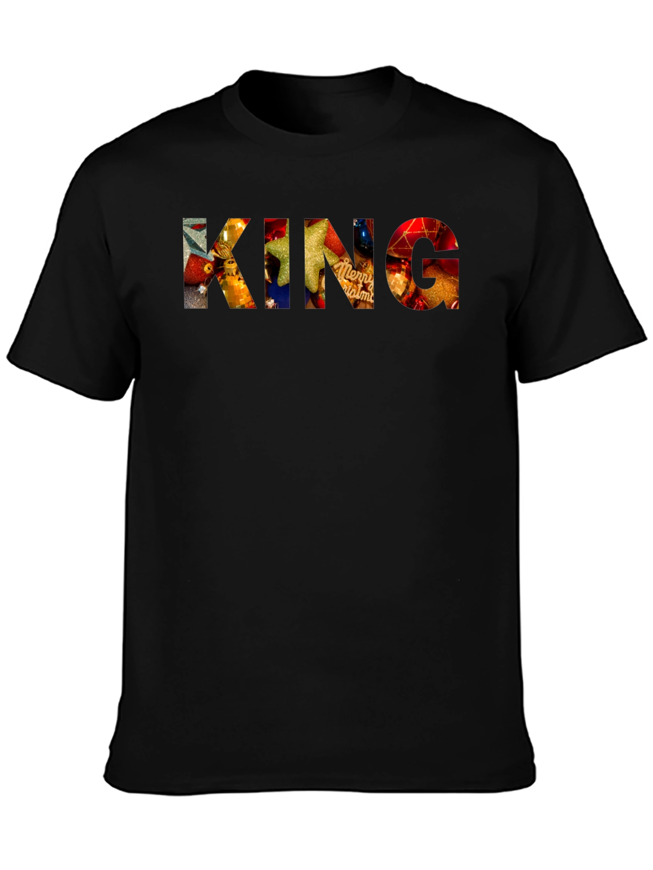 King Christmas Ornament Graphic Tee