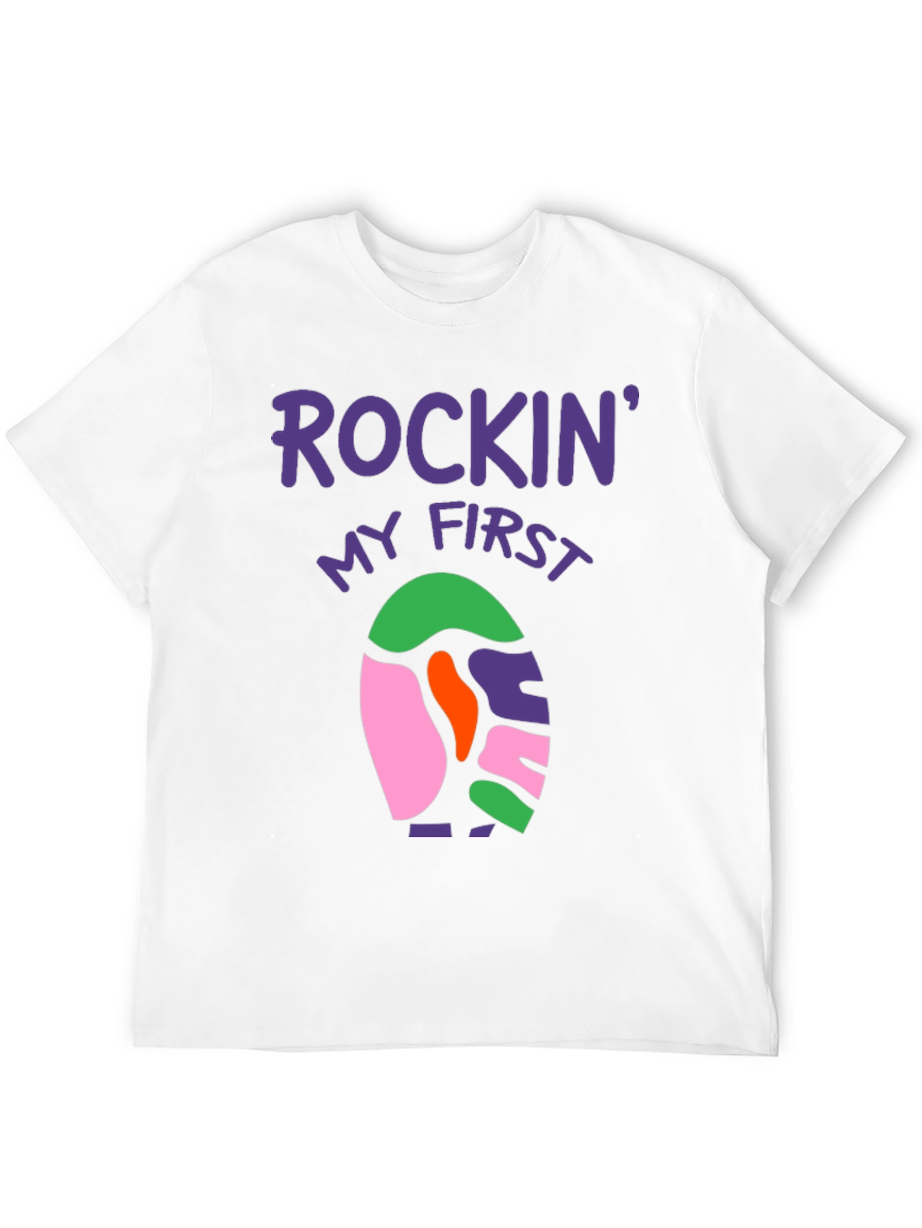 Rockin My First Easter Black T-Shirt