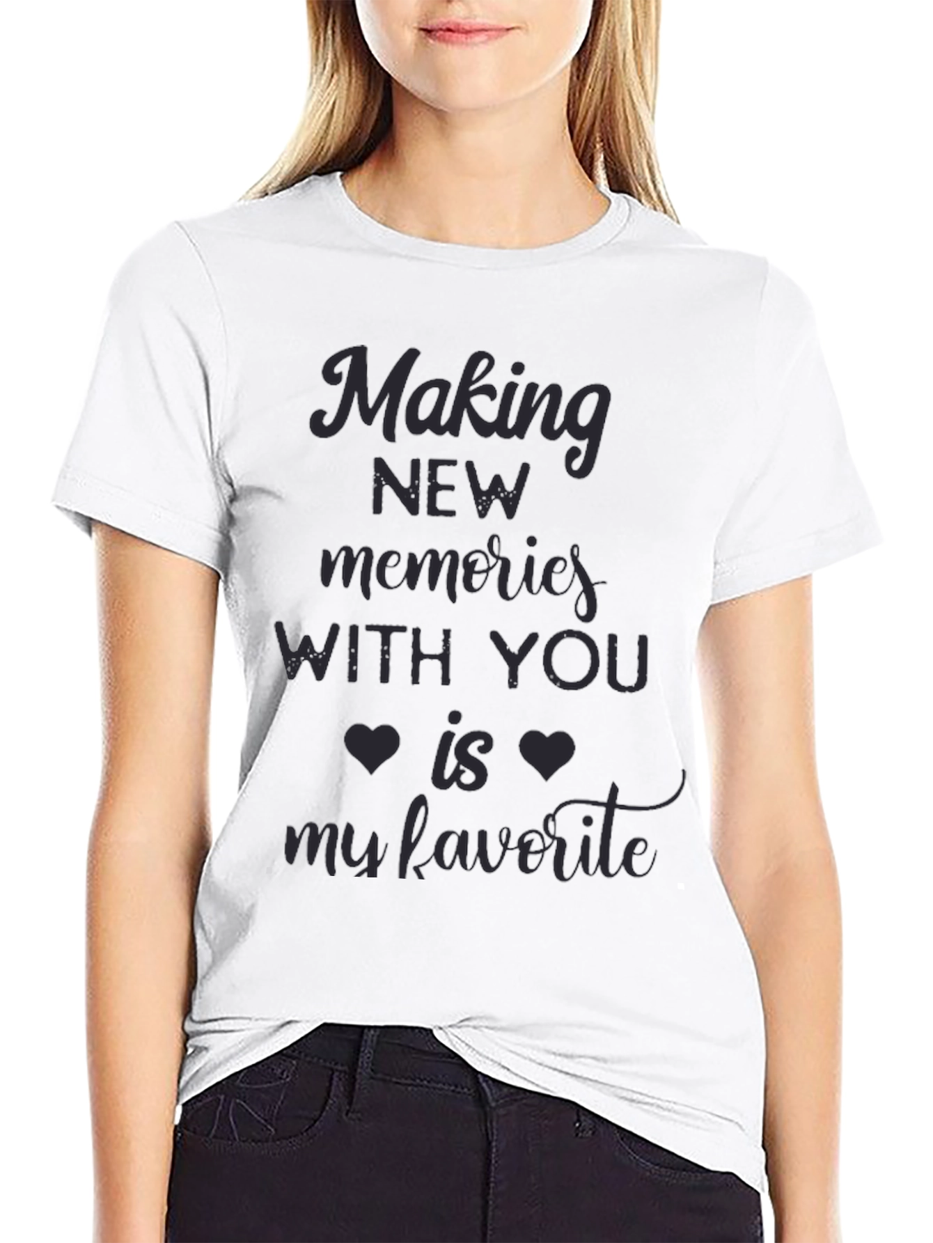 Romantic Graphic T-Shirt: Making Memories With You