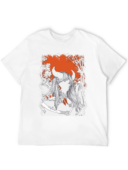 Mythical Warrior Graphic Tee - Black Unisex T-Shirt