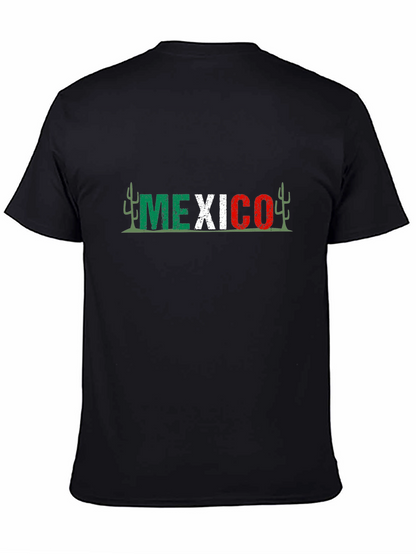 Mexico Graphic Tee - Black Cotton T-Shirt