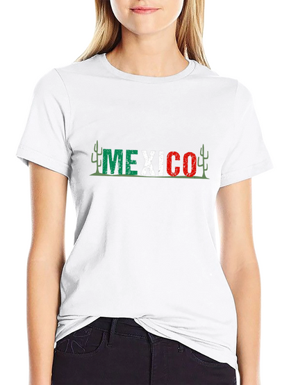 Mexico Graphic Tee - Black Cotton T-Shirt